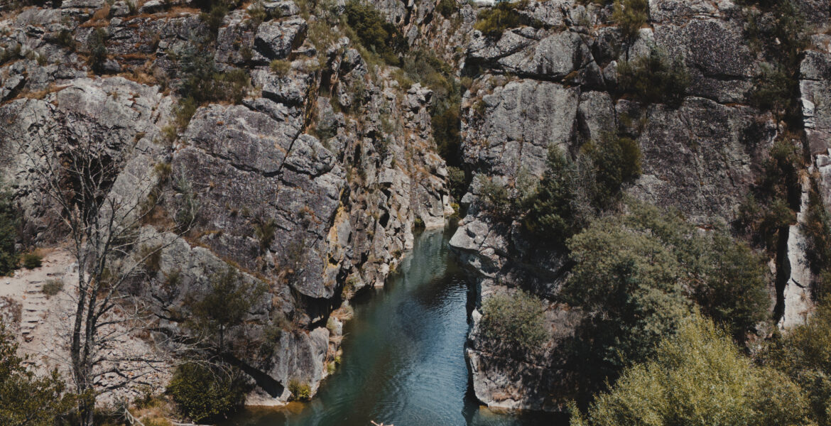 Portuguese mountains and rivers