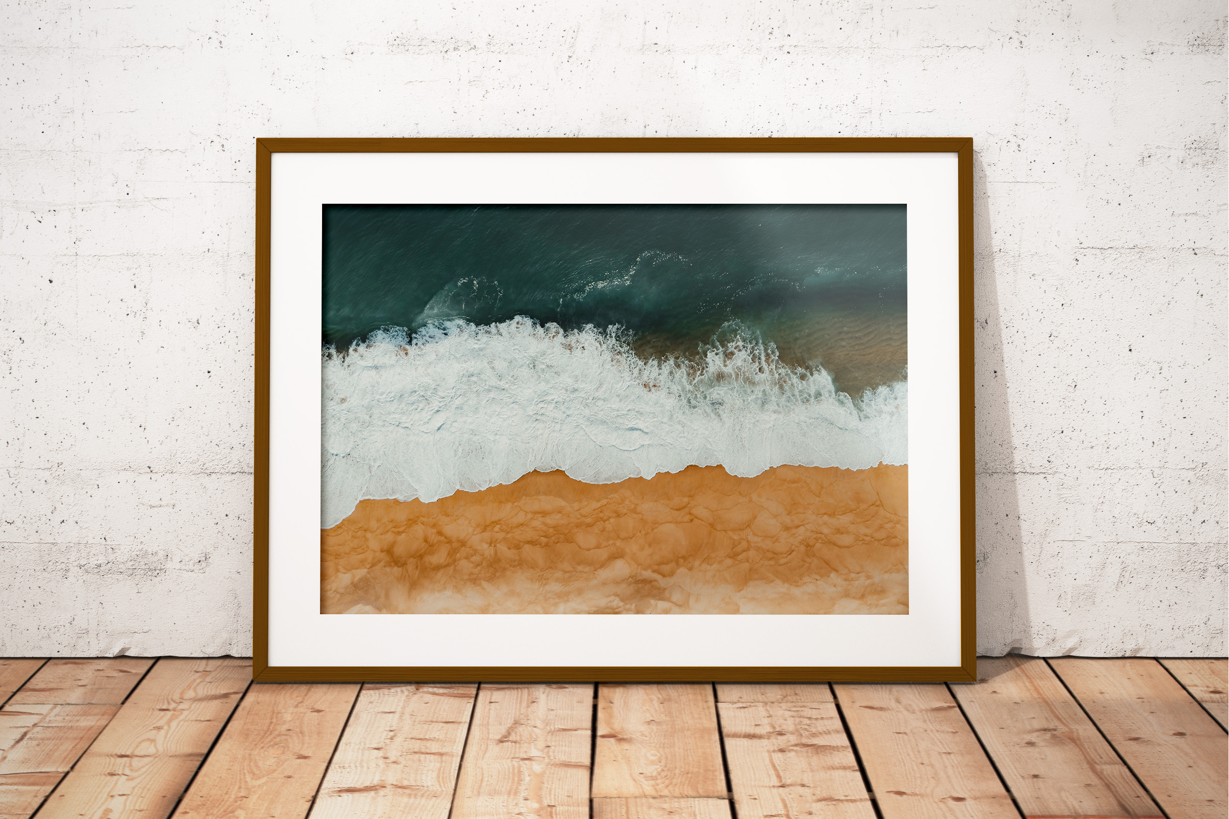 sand and sea mockup